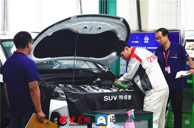 2022年全国职业院校技能大赛中职组汽车机电维修赛项迎来第二个竞赛日